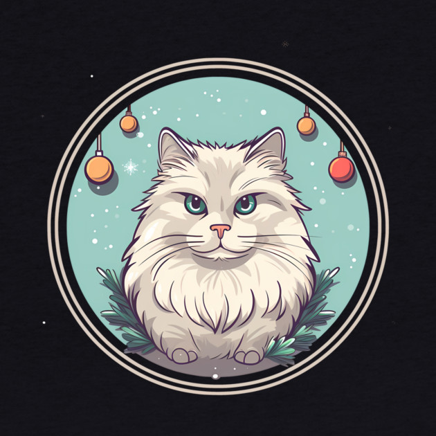 Siberian Cat Xmas Ornament, Love Cats by logiamerch