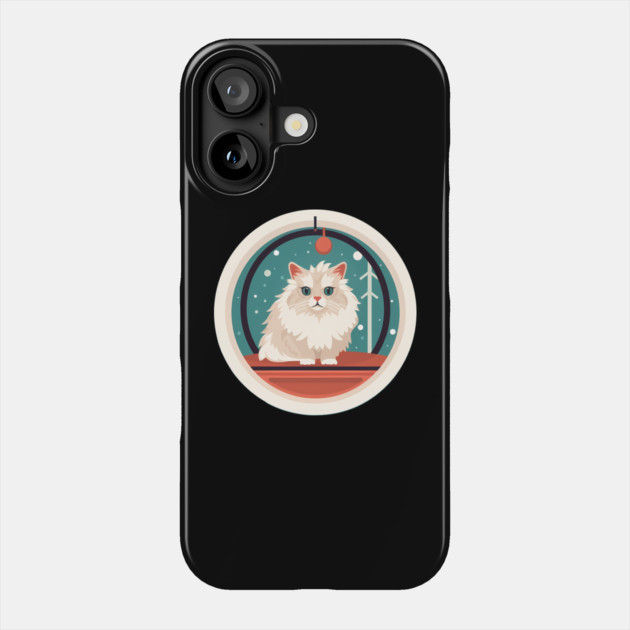 Siberian Cat Xmas Ornament, Love Cats Phone Case by logiamerch