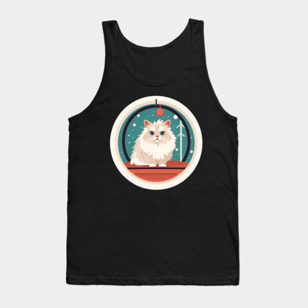 Siberian Cat Xmas Ornament, Love Cats Tank Top by logiamerch
