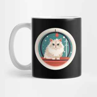 Siberian Cat Xmas Ornament, Love Cats Mug