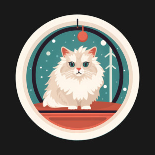Siberian Cat Xmas Ornament, Love Cats T-Shirt