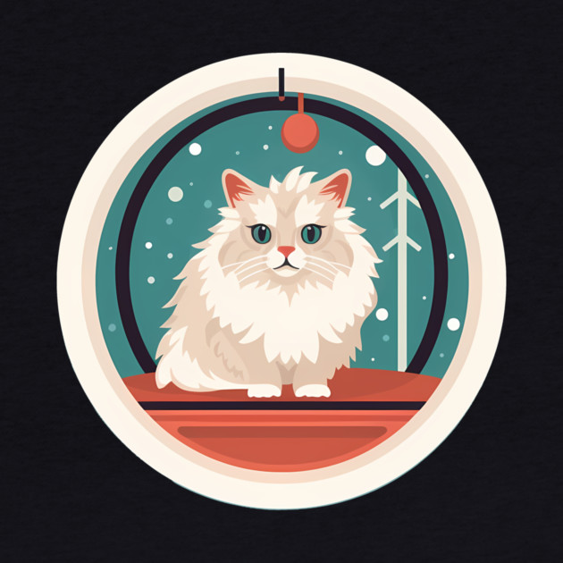 Siberian Cat Xmas Ornament, Love Cats by logiamerch