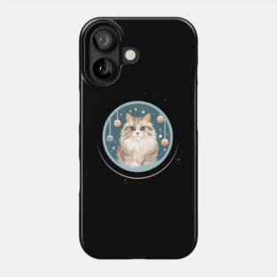 Siberian Cat Xmas Ornament, Love Cats Phone Case