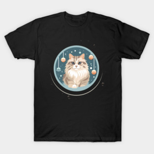 Siberian Cat Xmas Ornament, Love Cats T-Shirt