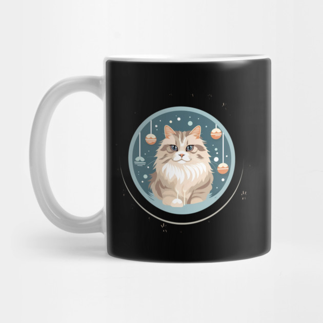 Siberian Cat Xmas Ornament, Love Cats by logiamerch