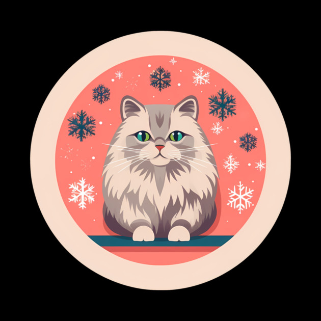 Siberian Cat Xmas Ornament, Love Cats by logiamerch