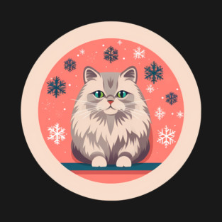 Siberian Cat Xmas Ornament, Love Cats T-Shirt