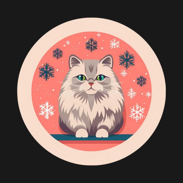 Siberian Cat Xmas Ornament, Love Cats by logiamerch