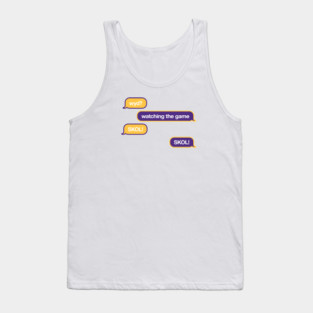 Vikings WYD Text Tank Top