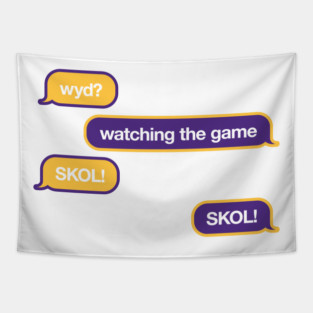 Vikings WYD Text Tapestry