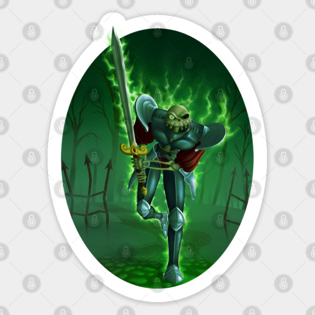 Sir Daniel Fortesque Sticker by ArnarionArt