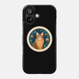 Somali Cat Xmas Ornament, Love Cats Phone Case