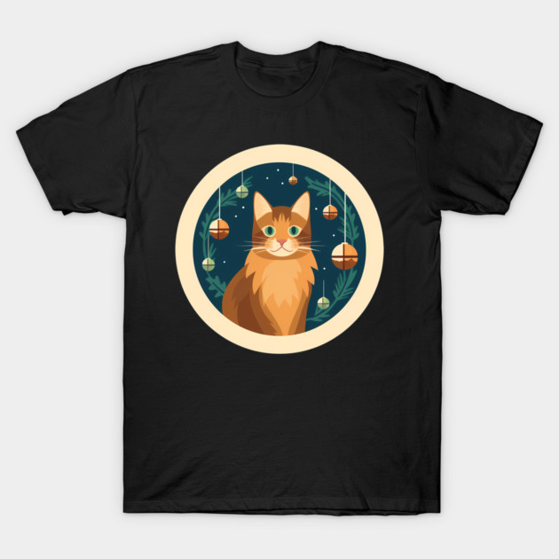 Somali Cat Xmas Ornament, Love Cats T-Shirt by logiamerch