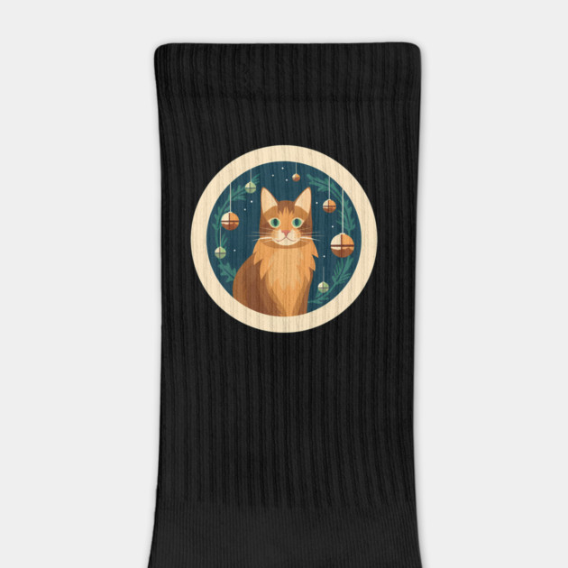 Somali Cat Xmas Ornament, Love Cats by logiamerch