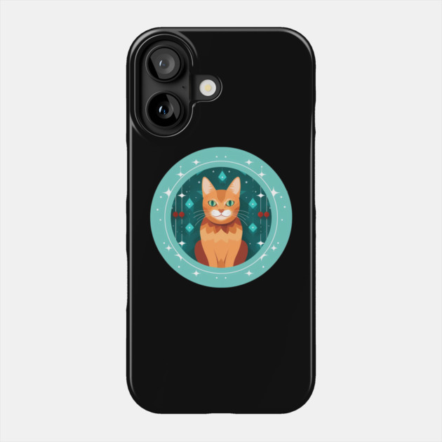 Somali Cat Xmas Ornament, Love Cats Phone Case by logiamerch