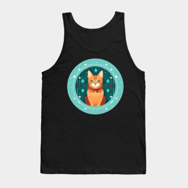 Somali Cat Xmas Ornament, Love Cats Tank Top by logiamerch