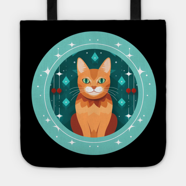 Somali Cat Xmas Ornament, Love Cats Tote by logiamerch