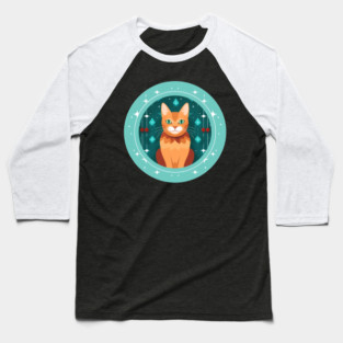 Somali Cat Xmas Ornament, Love Cats Baseball T-Shirt