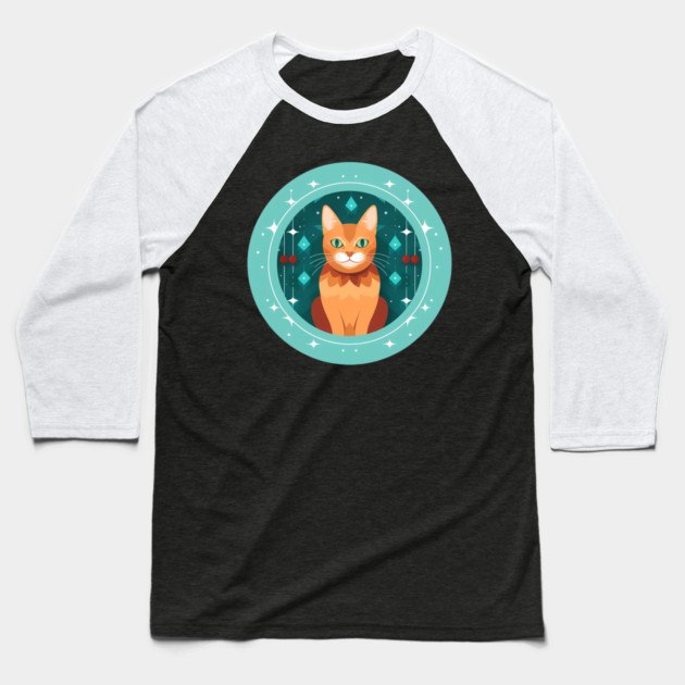 Somali Cat Xmas Ornament, Love Cats Baseball T-Shirt by logiamerch