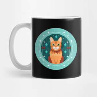 Somali Cat Xmas Ornament, Love Cats Mug