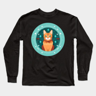 Somali Cat Xmas Ornament, Love Cats Long Sleeve T-Shirt
