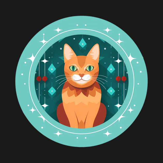 Somali Cat Xmas Ornament, Love Cats by logiamerch