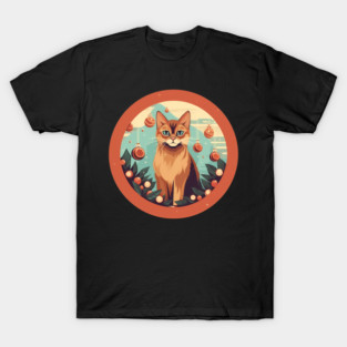 Somali Cat Xmas Ornament, Love Cats T-Shirt
