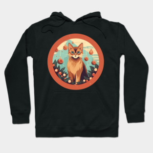 Somali Cat Xmas Ornament, Love Cats Hoodie