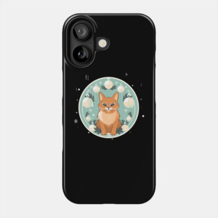 Somali Cat Xmas Ornament, Love Cats Phone Case