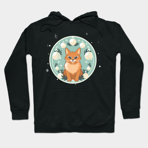Somali Cat Xmas Ornament, Love Cats Hoodie by logiamerch