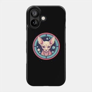 Sphynx Cat Xmas Ornament, Love Cats Phone Case
