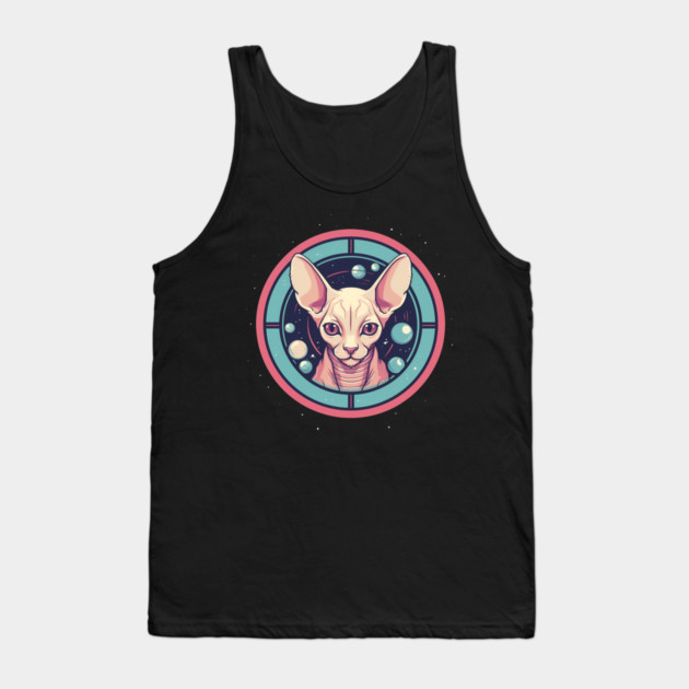 Sphynx Cat Xmas Ornament, Love Cats Tank Top by logiamerch
