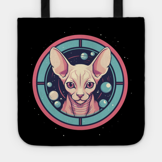 Sphynx Cat Xmas Ornament, Love Cats Tote by logiamerch