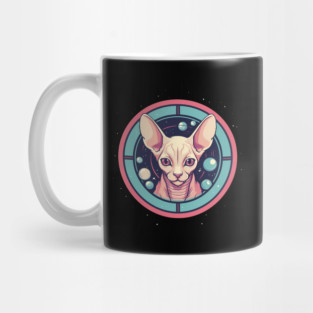 Sphynx Cat Xmas Ornament, Love Cats Mug
