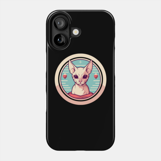 Sphynx Cat Xmas Ornament, Love Cats Phone Case by logiamerch