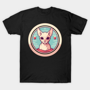 Sphynx Cat Xmas Ornament, Love Cats T-Shirt