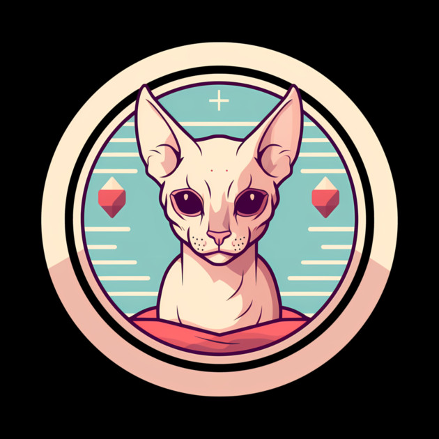 Sphynx Cat Xmas Ornament, Love Cats by logiamerch