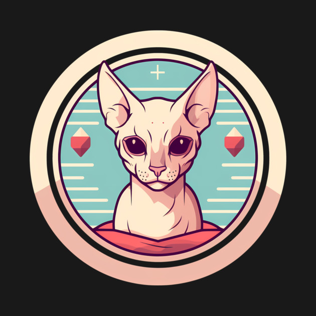 Sphynx Cat Xmas Ornament, Love Cats by logiamerch