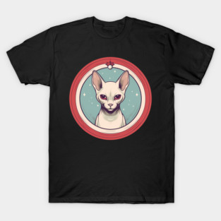 Sphynx Cat Xmas Ornament, Love Cats T-Shirt