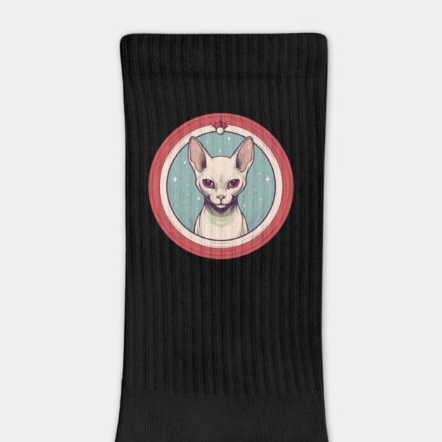 Sphynx Cat Xmas Ornament, Love Cats by logiamerch