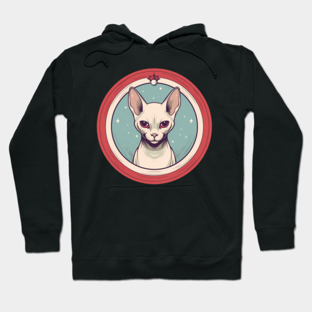Sphynx Cat Xmas Ornament, Love Cats Hoodie by logiamerch