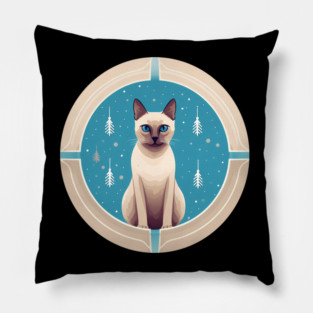 Tonkinese Cat Xmas Ornament, Love Cats Pillow