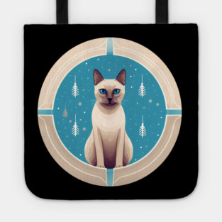Tonkinese Cat Xmas Ornament, Love Cats Tote