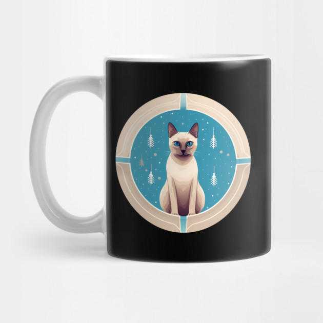 Tonkinese Cat Xmas Ornament, Love Cats by logiamerch