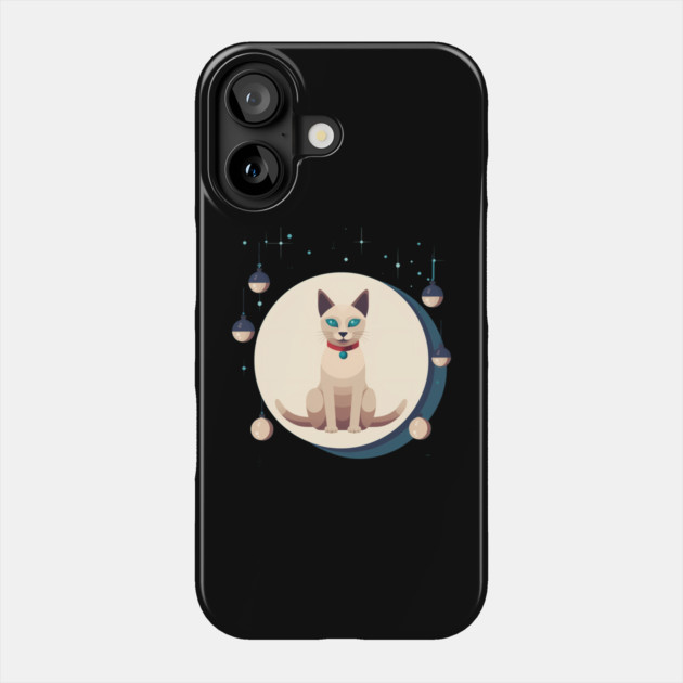Tonkinese Cat Xmas Ornament, Love Cats Phone Case by logiamerch