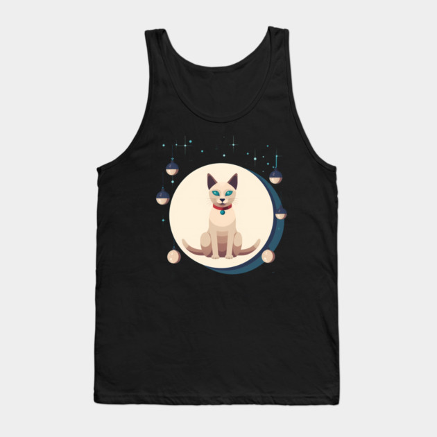 Tonkinese Cat Xmas Ornament, Love Cats Tank Top by logiamerch
