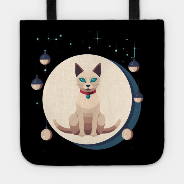 Tonkinese Cat Xmas Ornament, Love Cats Tote by logiamerch