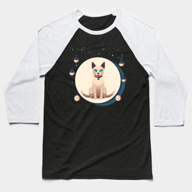 Tonkinese Cat Xmas Ornament, Love Cats Baseball T-Shirt by logiamerch