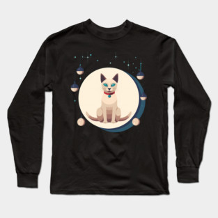 Tonkinese Cat Xmas Ornament, Love Cats Long Sleeve T-Shirt