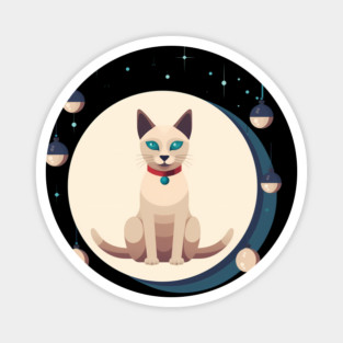 Tonkinese Cat Xmas Ornament, Love Cats Magnet